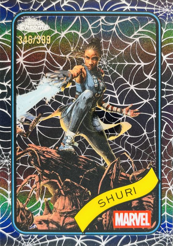 2025 Topps Chrome #96 Spider Web Refractor /399