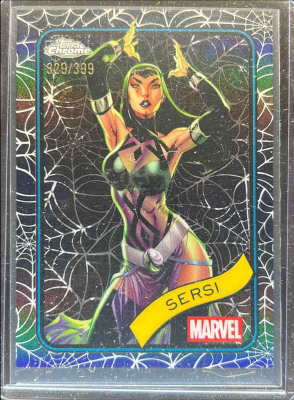 2025 Topps Chrome #77 Spider Web Refractor /399