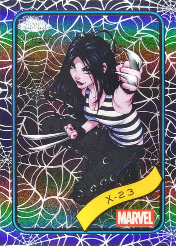 2025 Topps Chrome #122 Spider Web Refractor /399