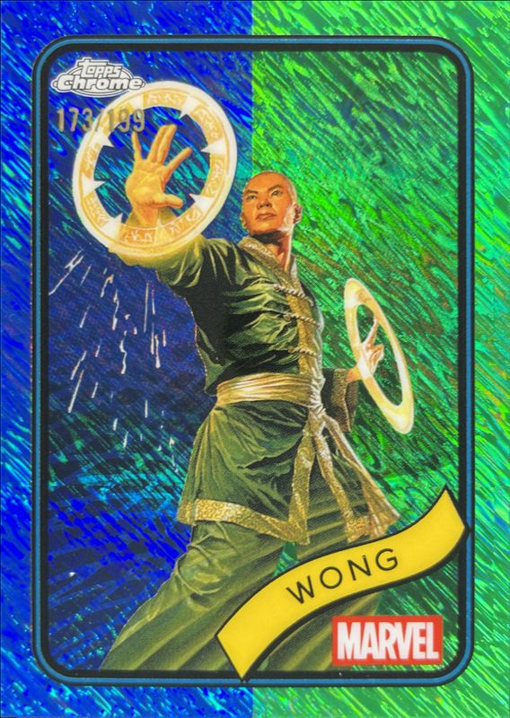 2025 Topps Chrome #86 Blue & Green Shimmer Refractor /199