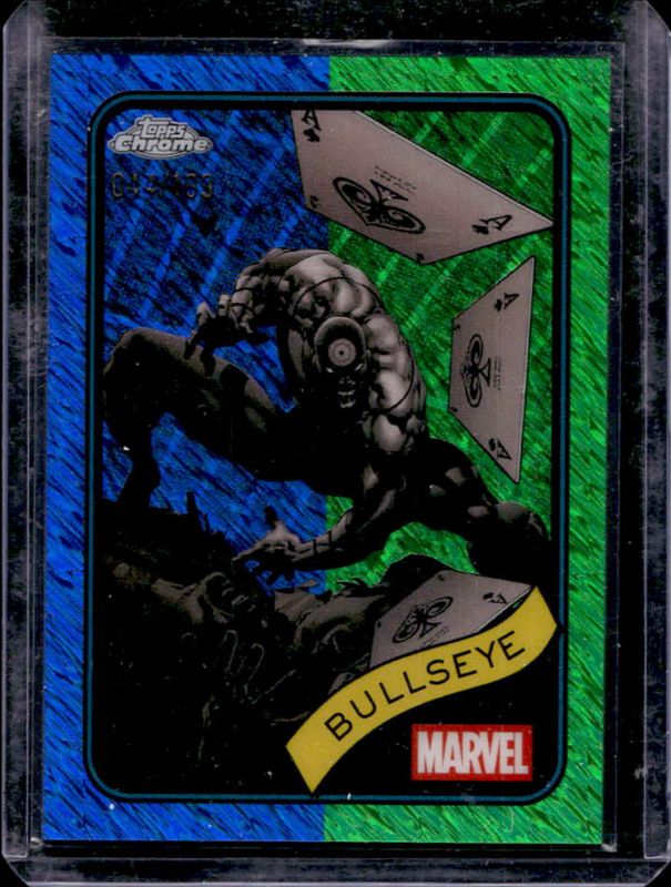 Bullseye 2025 Topps Chrome #30 Blue & Green Shimmer Refractor /199 RAW
