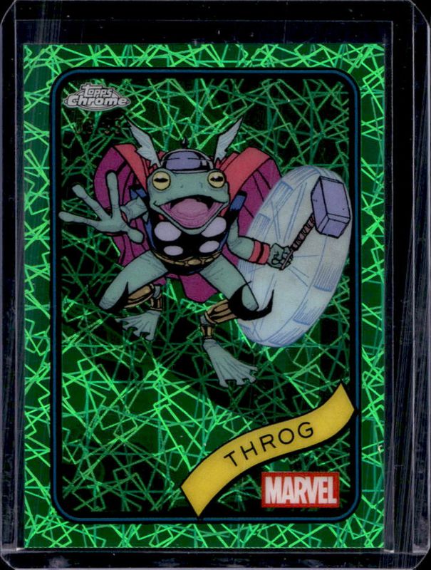 2025 Topps Chrome #46 Hulk Green Lazer Refractor /99