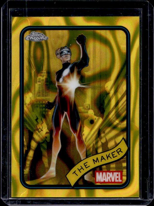 2025 Topps Chrome #74 Yellow Lava Refractor