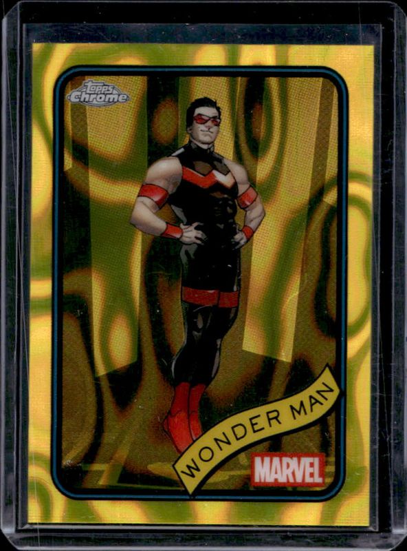 2025 Topps Chrome #100 Yellow Lava Refractor