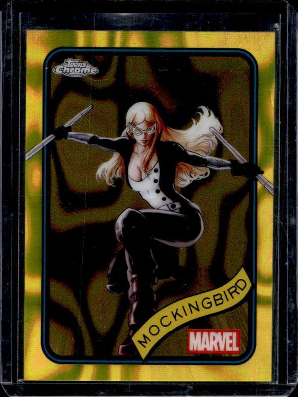 2025 Topps Chrome #37 Yellow Lava Refractor