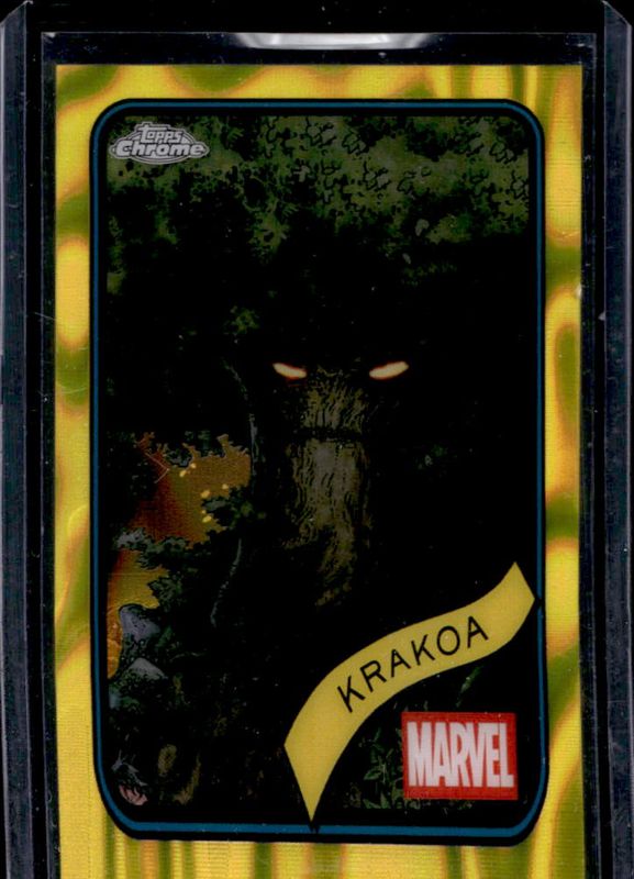 2025 Topps Chrome #180 Yellow Lava Refractor