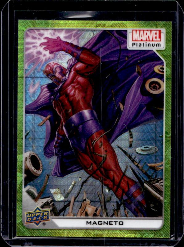 Magneto 2023 Upper Deck Marvel Platinum #63 Yellow Spotlight /399 RAW