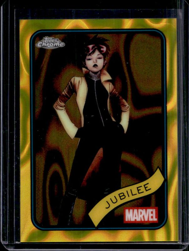 Jubilee 2025 Topps Chrome #131 Yellow Lava Refractor RAW