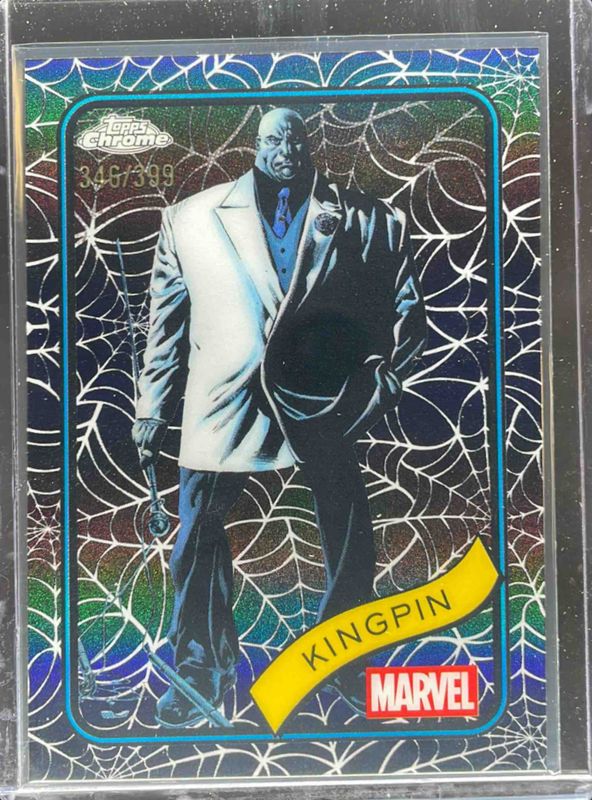 Kingpin 2025 Topps Chrome #164 Spider Web Refractor /399 RAW