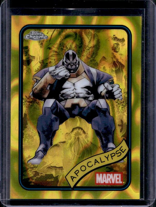 2025 Topps Chrome #162 Yellow Lava Refractor