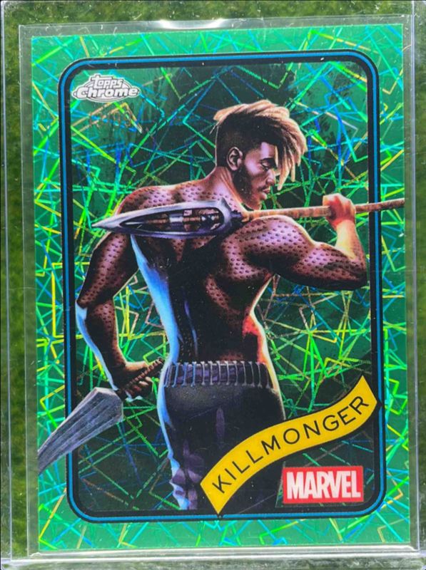 2025 Topps Chrome #34 Hulk Green Lazer Refractor /99