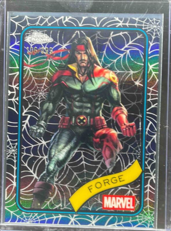 Forge 2025 Topps Chrome #50 Spider Web Refractor /399 RAW
