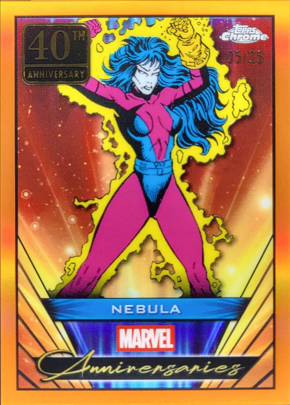 2025 Topps Chrome #MA-22 Marvel Anniversaries - Orange Refractor /25