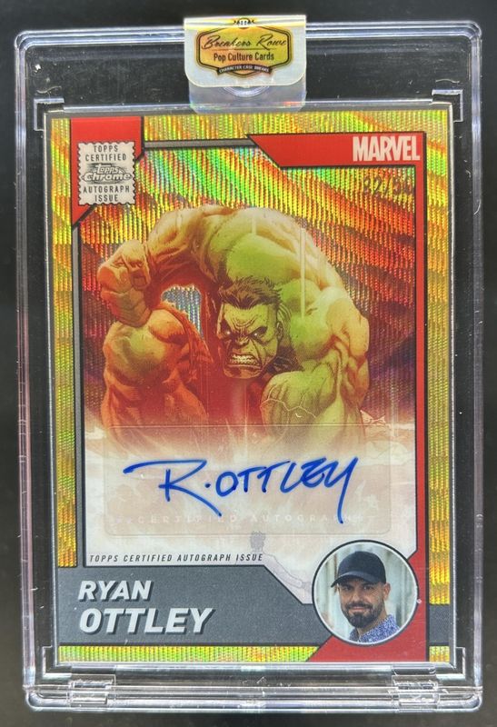 2025 Topps Chrome #AA-RO Marvel Comic Book Artist & Writer Autographs - Gold Wave Refractor /50