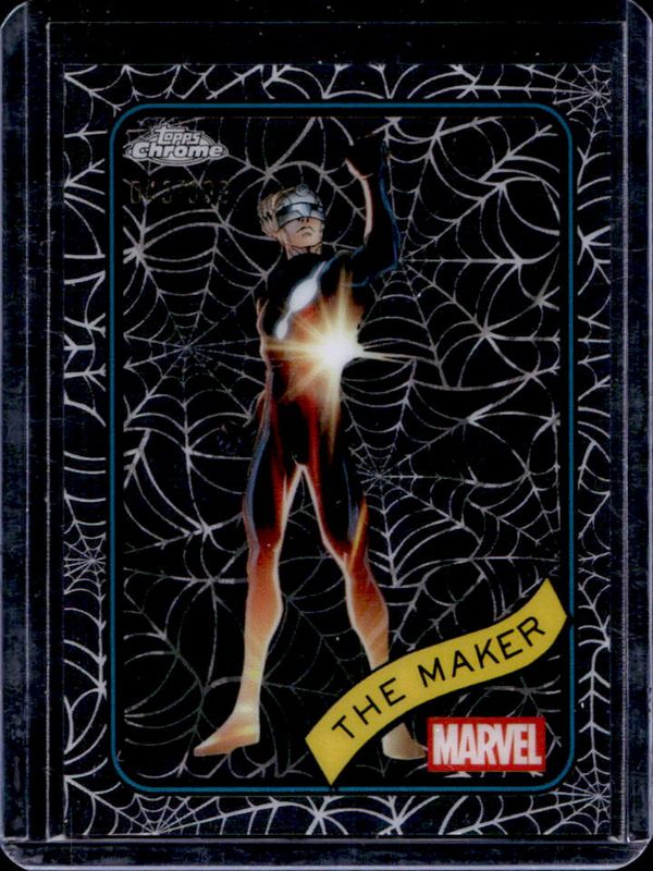 The Makers 2025 Topps Chrome #74 Spider Web Refractor /399 RAW