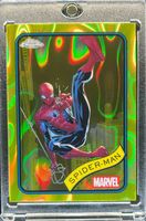 Spider-Man 2025 Topps Chrome #101 Yellow Lava Refractor Price