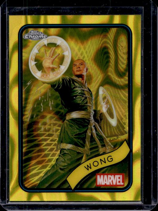 2025 Topps Chrome #86 Yellow Lava Refractor