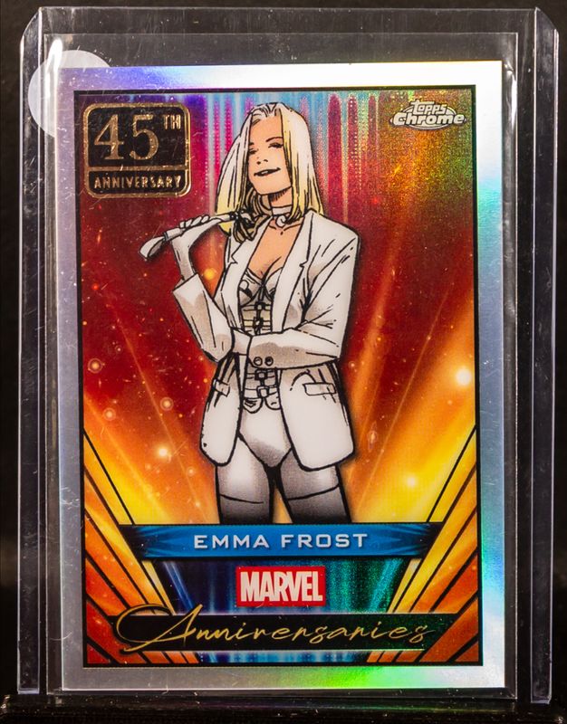 Emma Frost 2025 Topps Chrome #MA-12 Marvel Anniversaries Price Guide ...