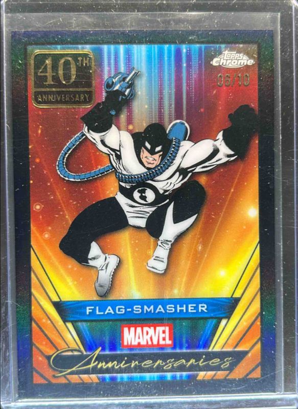 2025 Topps Chrome #MA-9 Marvel Anniversaries - Black Refractor /10