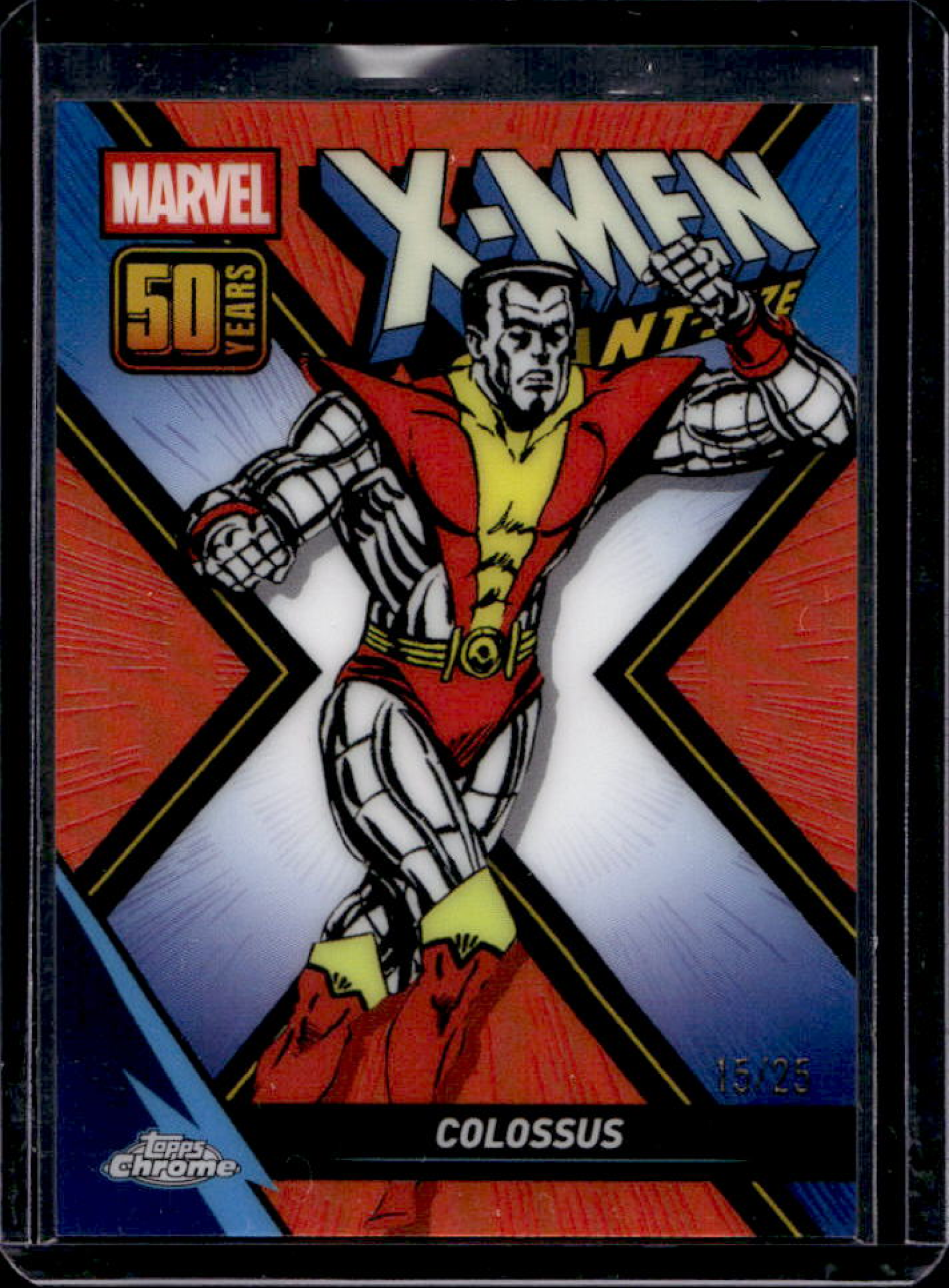 Colossus 2025 Topps Chrome #XM-2 X-Men Giant Size 50th Anniversary ...