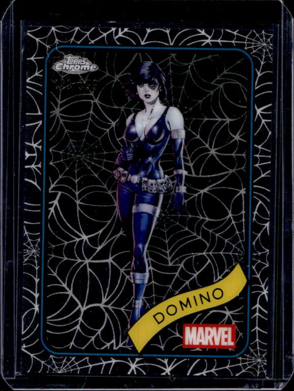Domino 2025 Topps Chrome #154 Spider Web Refractor /399 RAW