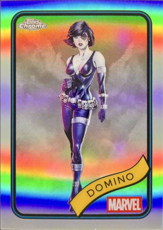 Domino 2025 Topps Chrome #154 Refractor RAW