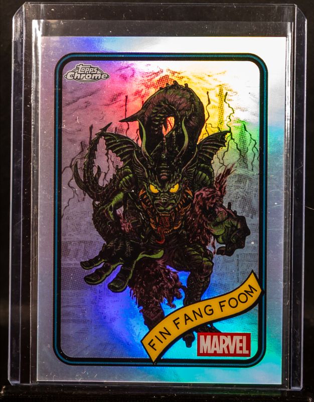 Fin Fang Foom 2025 Topps Chrome #53 Refractor RAW