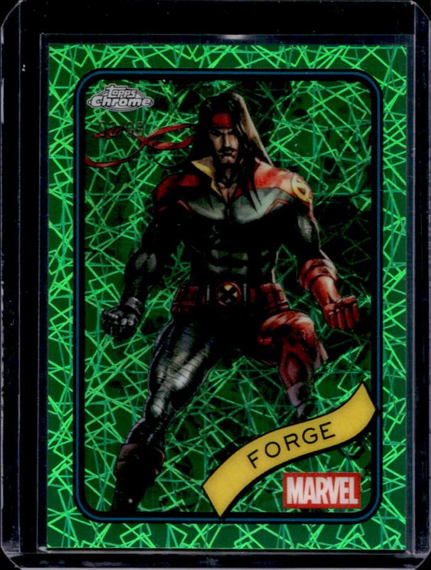 Forge 2025 Topps Chrome #50 Hulk Green Lazer Refractor /99 RAW
