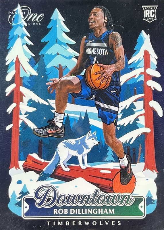 Rob Dillingham 2024 One and One #23 Downtown /(SSP) Rookie RAW