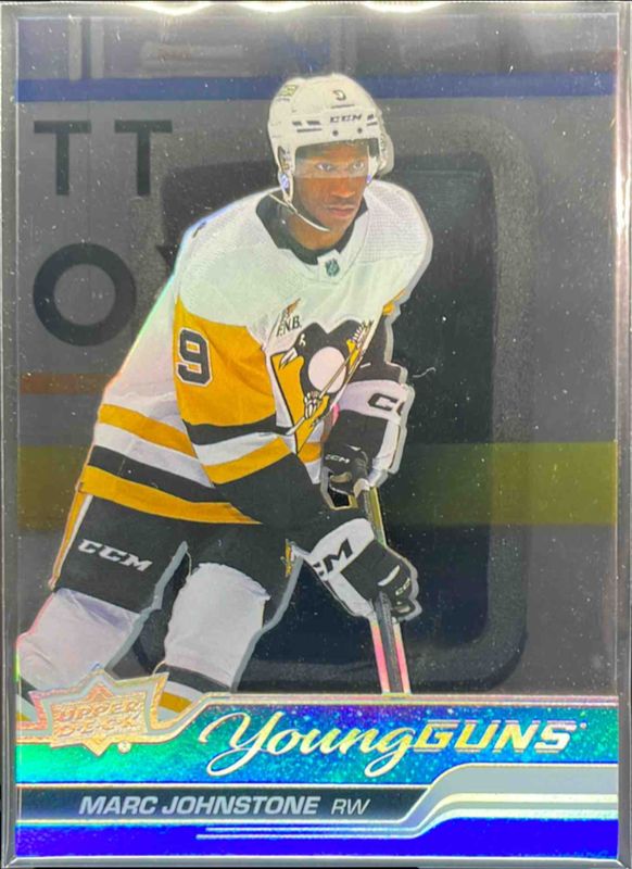 Marc Johnstone 2024 Upper Deck Extended Series #723 2023-24 Update - Acetate Young Guns RAW