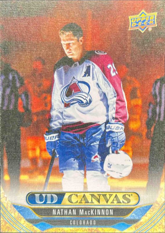 Nathan MacKinnon 2024 Upper Deck Extended Series #C279 UD Canvas RAW