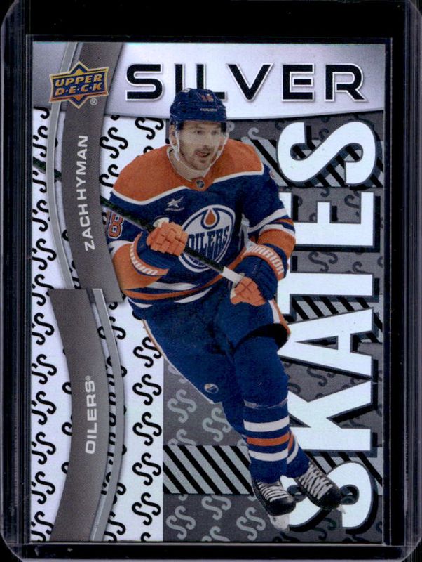 Zach Hyman 2024 Upper Deck Extended Series #SS-24 Silver Skates RAW