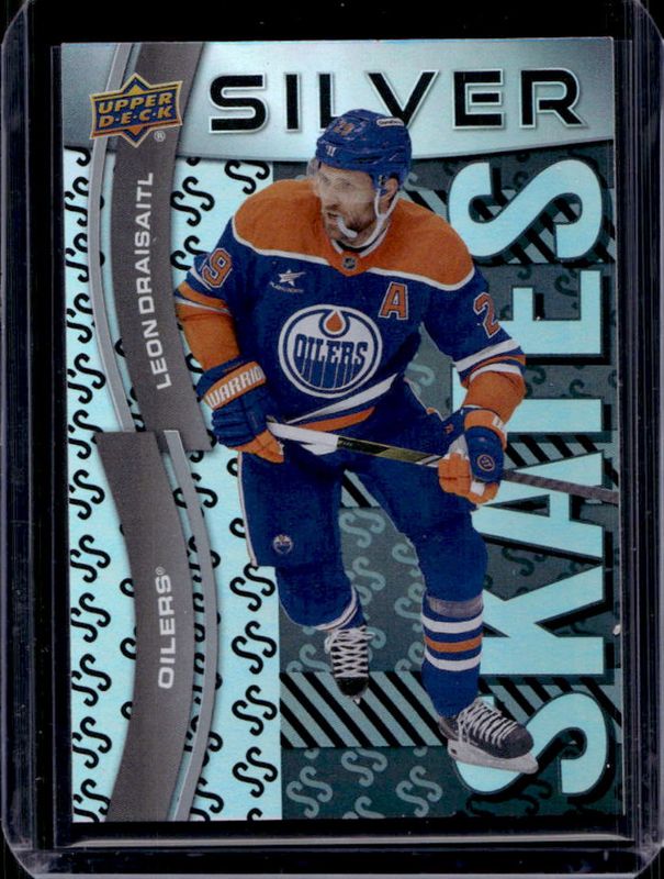 Leon Draisaitl 2024 Upper Deck Extended Series #SS-12 Silver Skates RAW