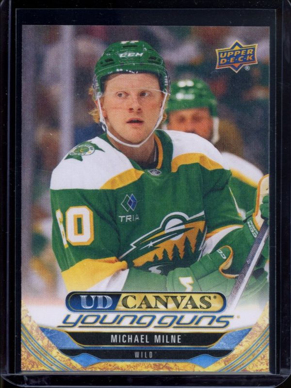 Michael Milne 2024 Upper Deck Extended Series #C374 UD Canvas Rookie RAW