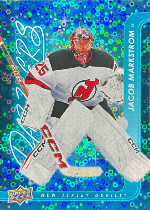 Jacob Markstrom 2024 Upper Deck Extended Series #DZ-147 Dazzlers - Blue RAW