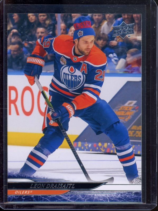 Leon Draisaitl 2024 Upper Deck Extended Series #669 All-Star Skills Photo Variations RAW