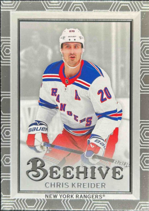 Chris Kreider 2024 Upper Deck Extended Series #BH-14 Beehive RAW
