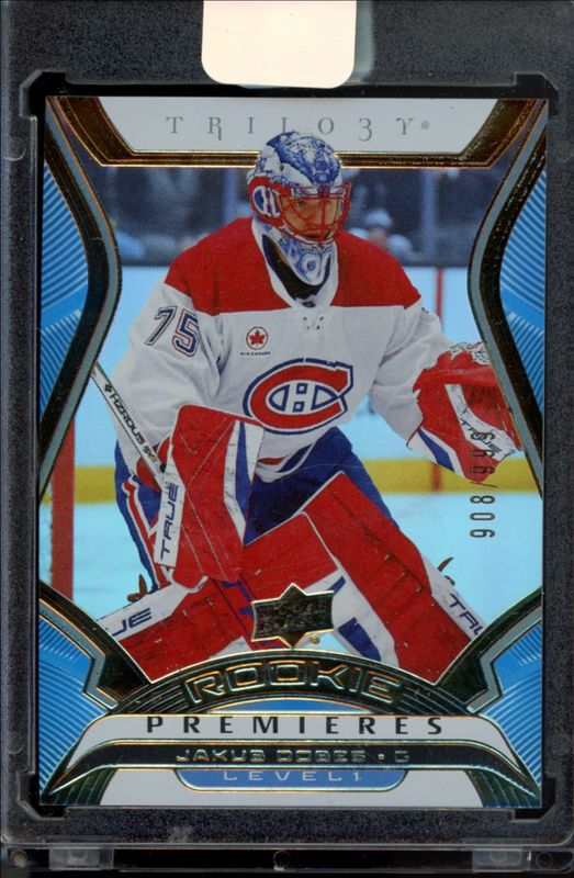 Jakub Dobes 2024 Upper Deck Extended Series #T-2 Trilogy Rookie Premiere - Common /999 RAW