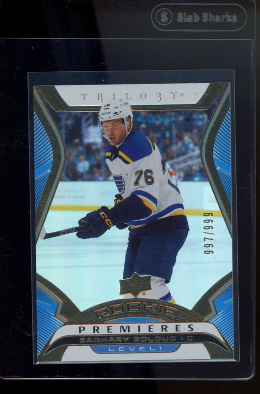 Zachary Bolduc 2024 Upper Deck Extended Series #T-20 Trilogy Rookie Premiere - Common /999 RAW