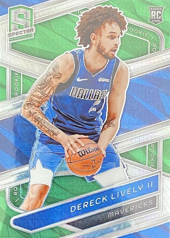 Dereck Lively II 2023 Spectra #149 International Green /75 Rookie RAW