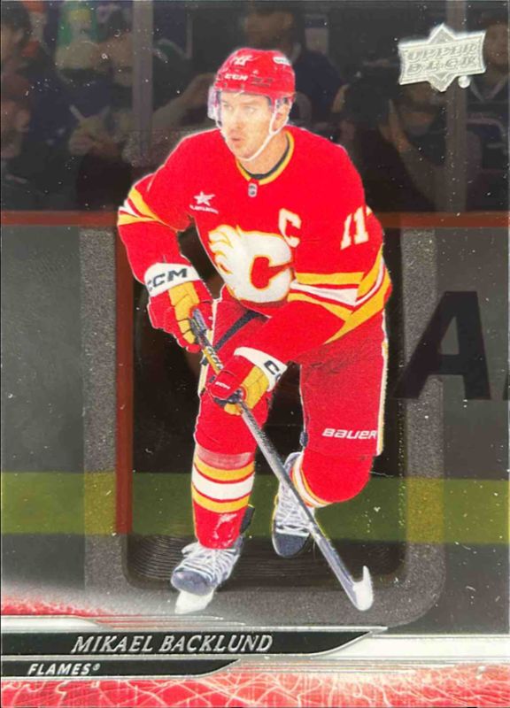 Mikael Backlund 2024 Upper Deck Extended Series #516 Clear Cut RAW