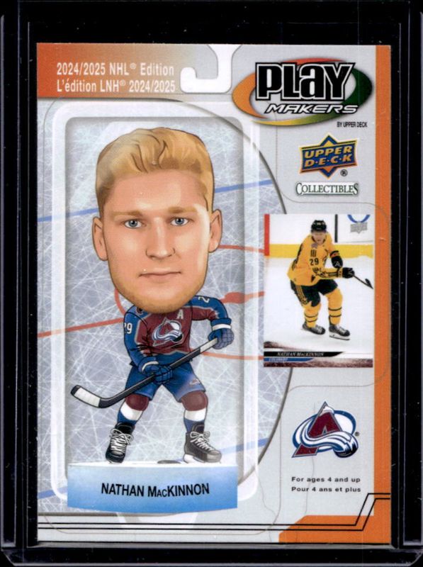 Nathan MacKinnon 2024 Upper Deck Extended Series #PM-4 Playmakers RAW