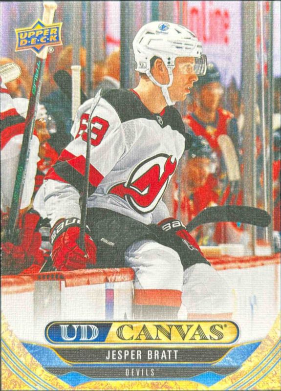 Jesper Bratt 2024 Upper Deck Extended Series #C284 UD Canvas RAW