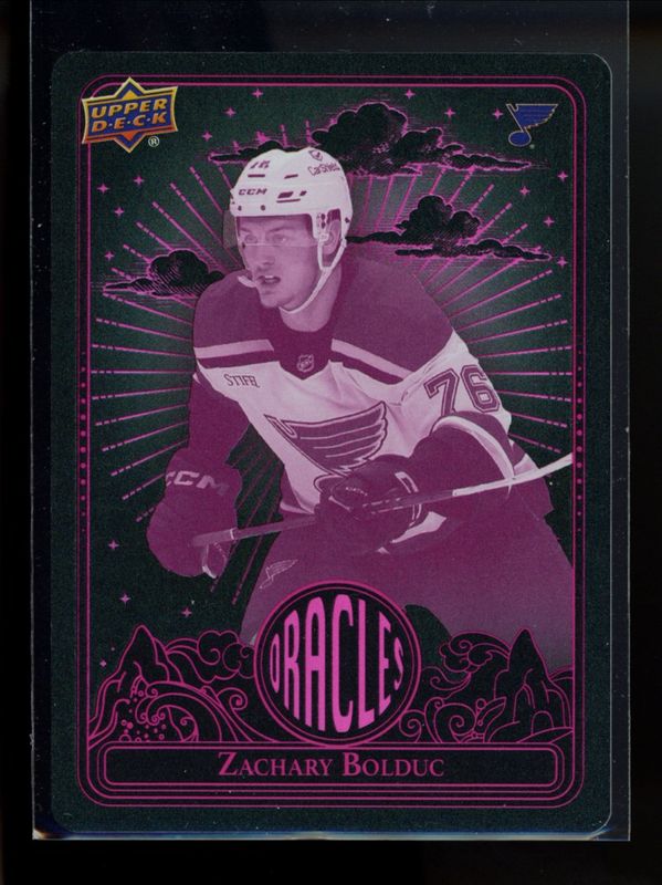 Zachary Bolduc 2024 Upper Deck Extended Series #O-51 Oracles Rookie RAW