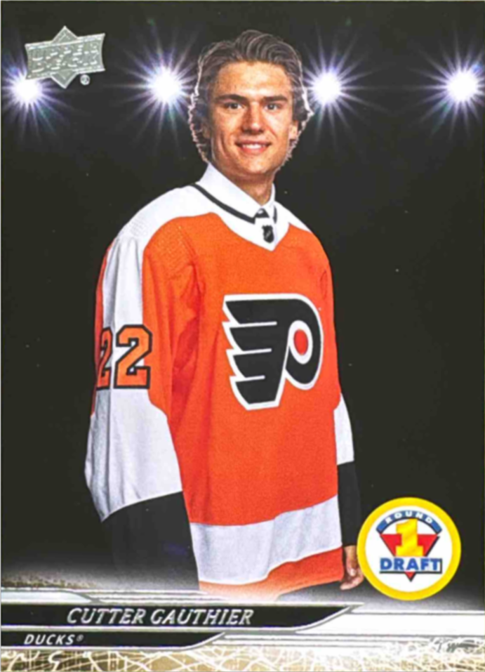Cutter Gauthier 2024 Upper Deck Extended Series #733 Base Price Guide ...