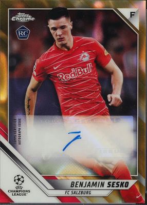 Benjamin Sesko 2021 Topps Chrome UEFA Champions League #CA