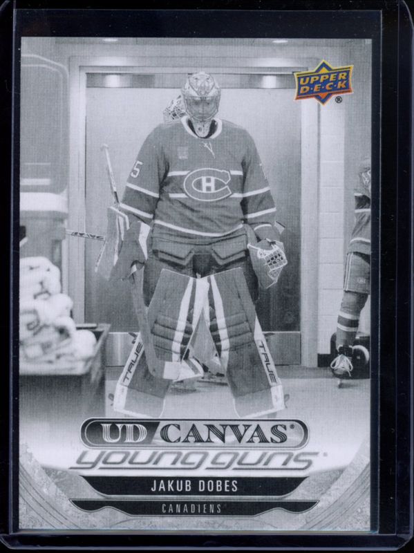 Jakub Dobes 2024 Upper Deck Extended Series #C361 UD Canvas - Black & White Rookie RAW