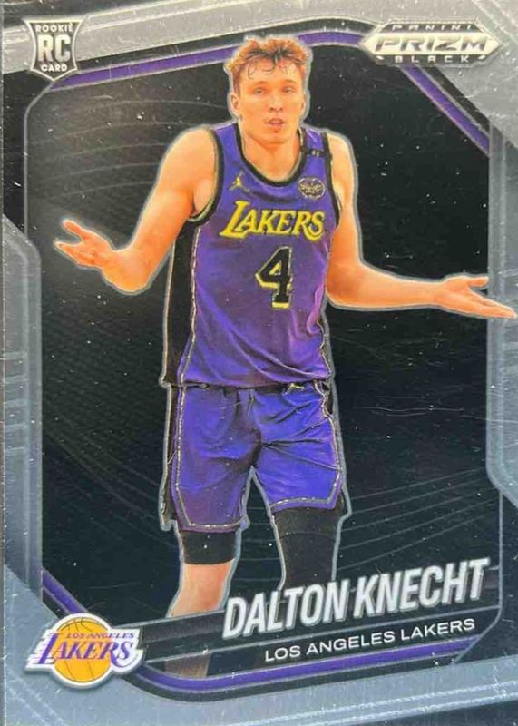 Dalton Knecht 2024 Prizm Black #33 Base Rookie RAW