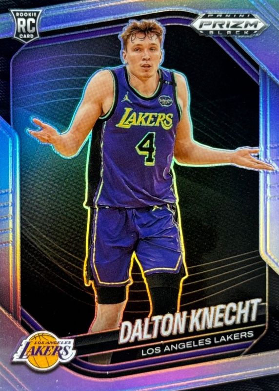 Dalton Knecht 2024 Prizm Black #33 Silver Rookie RAW
