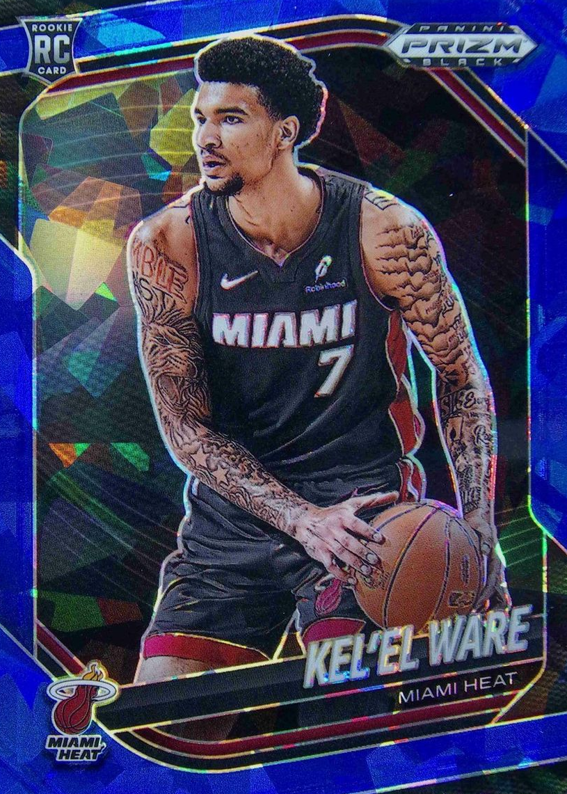 Kel'el Ware 2024 Prizm Black #156 Blue Ice /125 Price Guide